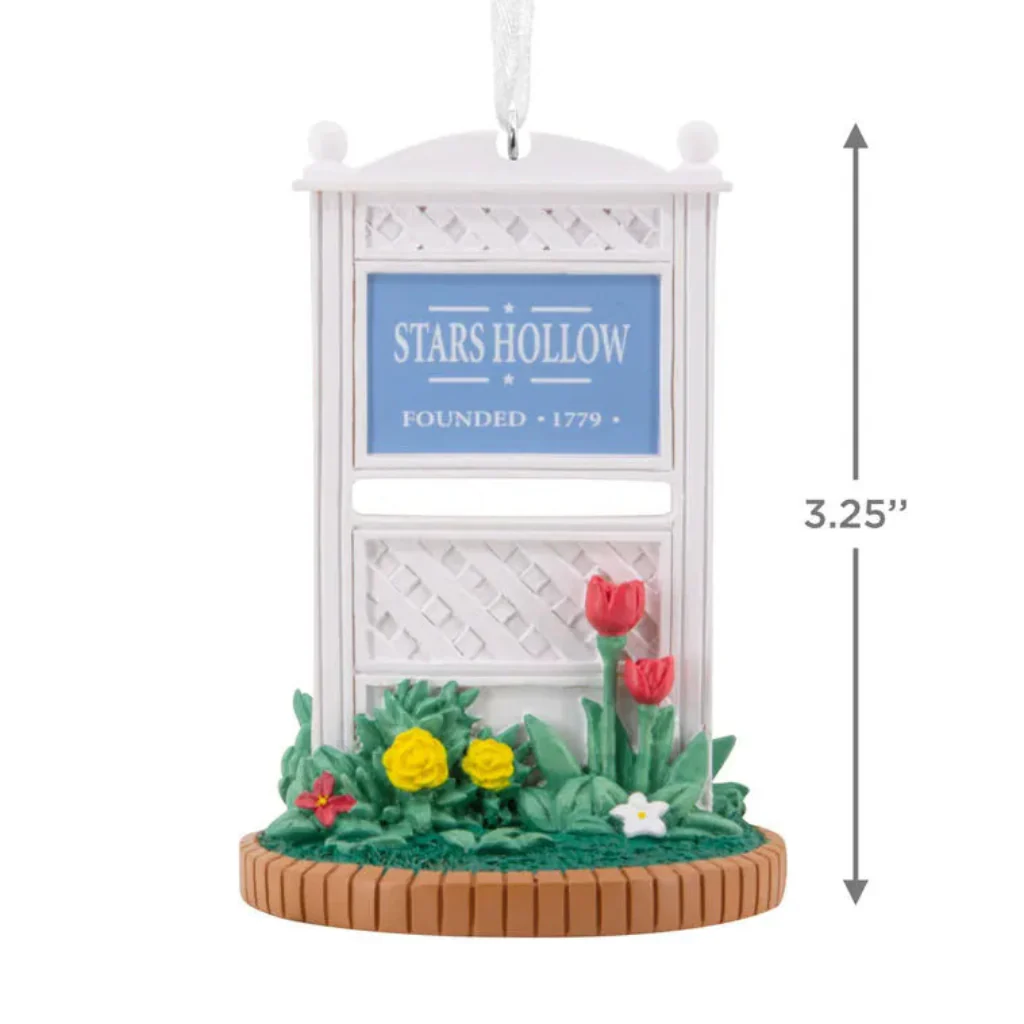 Hallmark : Hallmark Gilmore Girls Stars Hollow Sign Ornament - Image 3