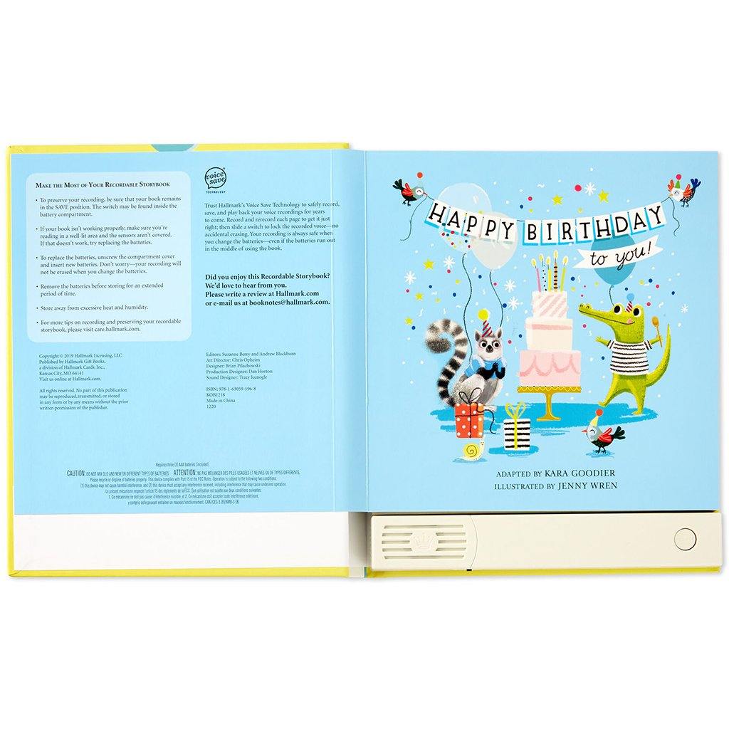 Hallmark : Happy Birthday to You! Recordable Storybook With Music - Image 2