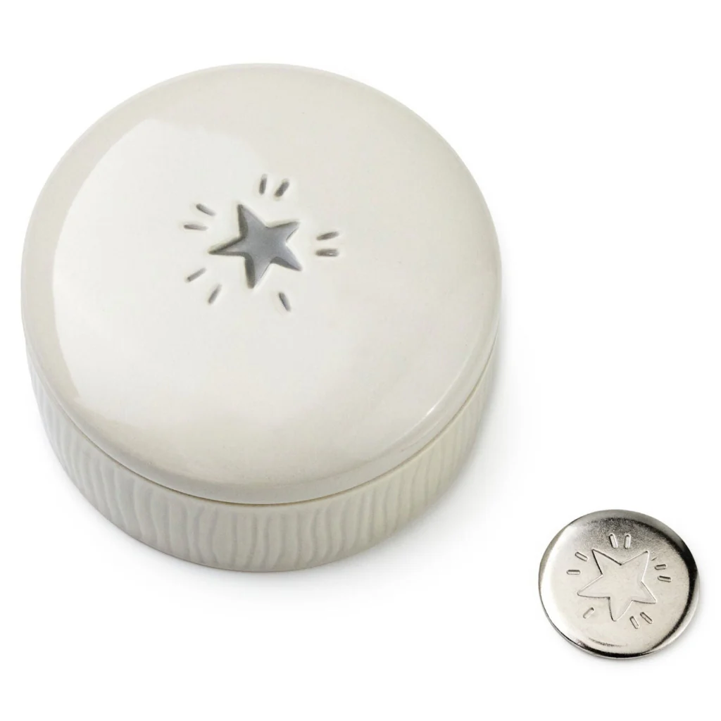 Hallmark : Heavenly Star Lidded Trinket Dish With Token - Image 2