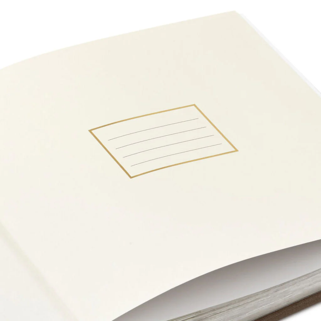Hallmark : Held in Our Hearts Forever Taupe Linen Photo Album - Image 2