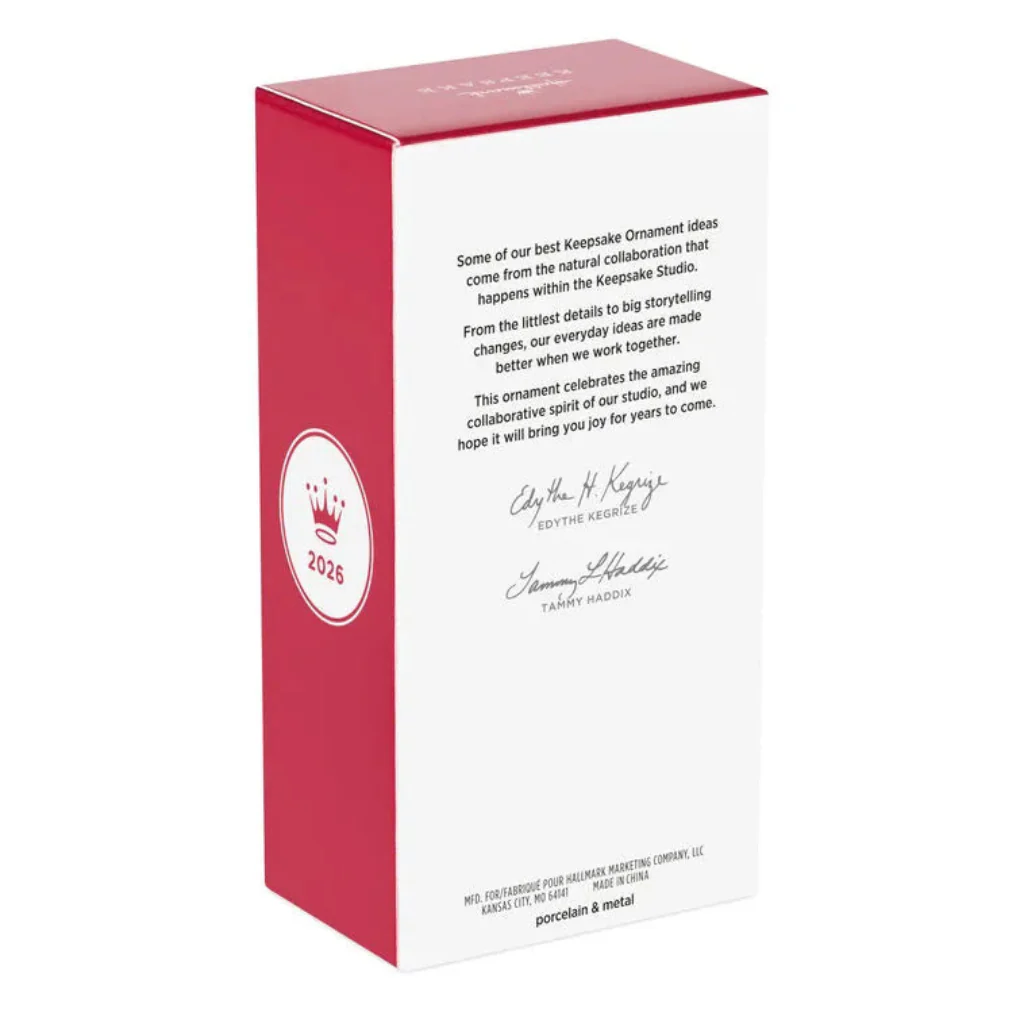 Hallmark : 2026 Keepsake Home Sweet New Home Porcelain and Metal Ornament (155) - Image 6