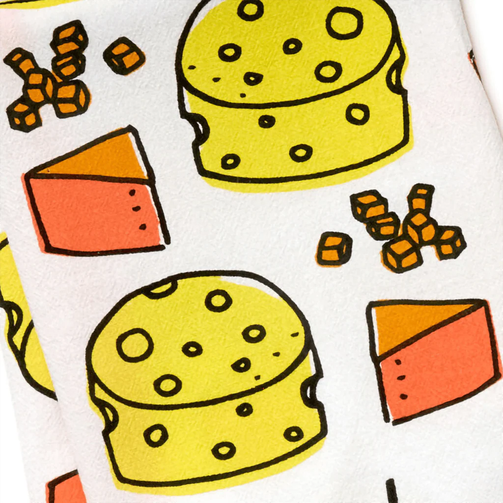 Hallmark : Hopelessly Devoted to Cheese Funny Tea Towel, 18x26 - Image 3