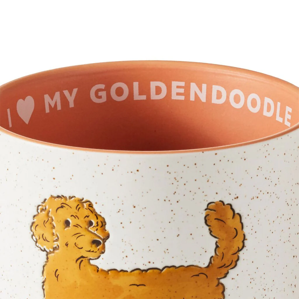 Hallmark : I Heart My Goldendoodle Mug, 16 oz. - Image 3
