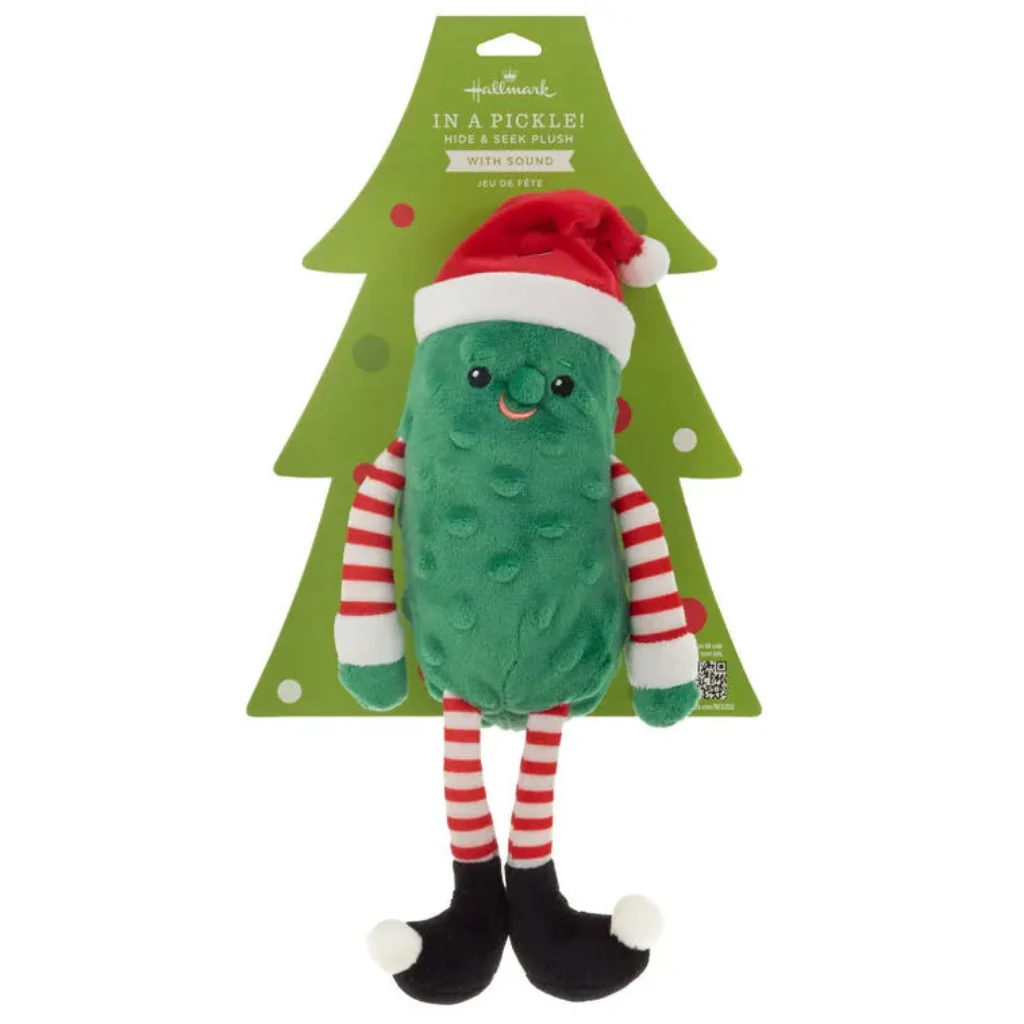 Hallmark : In a Pickle Hide and Seek Plush With Sound