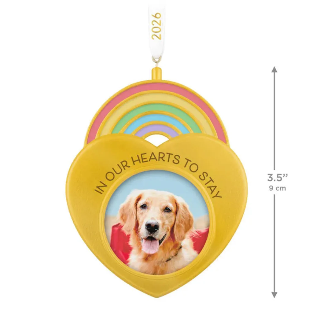 Hallmark : 2026 Keepsake  In Our Hearts to Stay Photo Frame Ornament (158) - Image 4