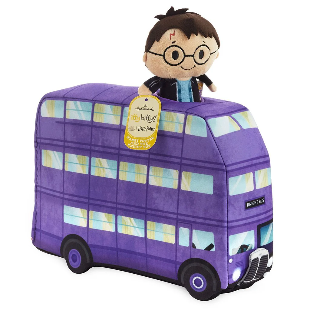 Hallmark : itty bittys® Harry Potter™ on the Knight Bus™ Plush, Set of 2