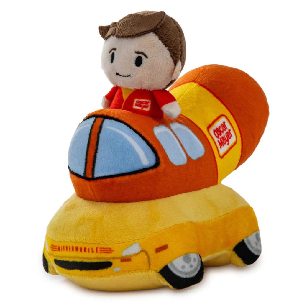 Hallmark : itty bittys® Oscar Mayer™ Wienermobile™ Zip Along Plush - Image 3