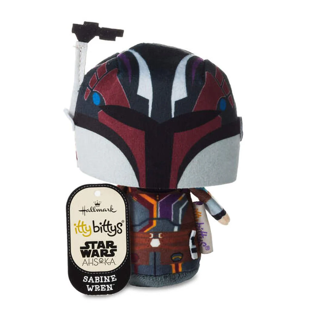 Hallmark : itty bittys® Star Wars: Ahsoka™ Sabine Wren™ Plush With Helmet - Image 3