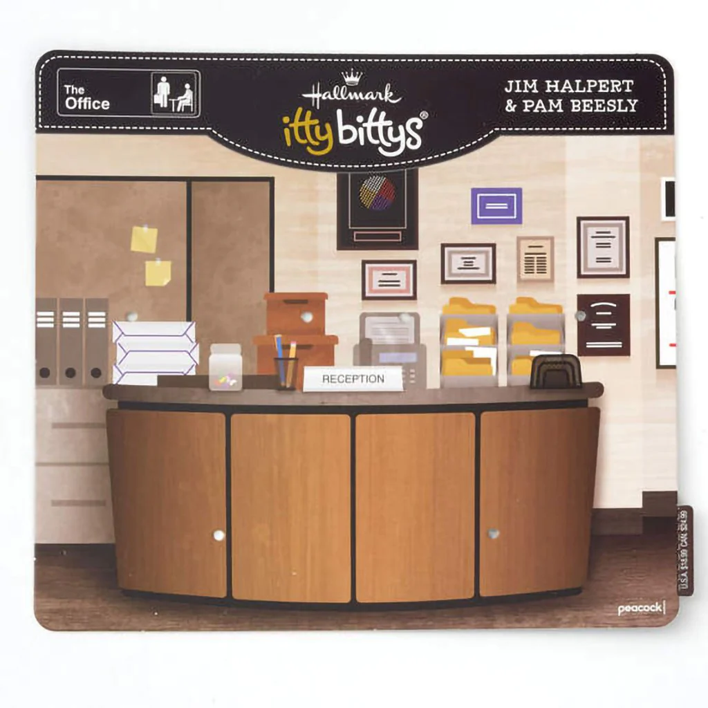 Hallmark : itty bittys® The Office Jim and Pam Plush, Set of 2 - Image 6