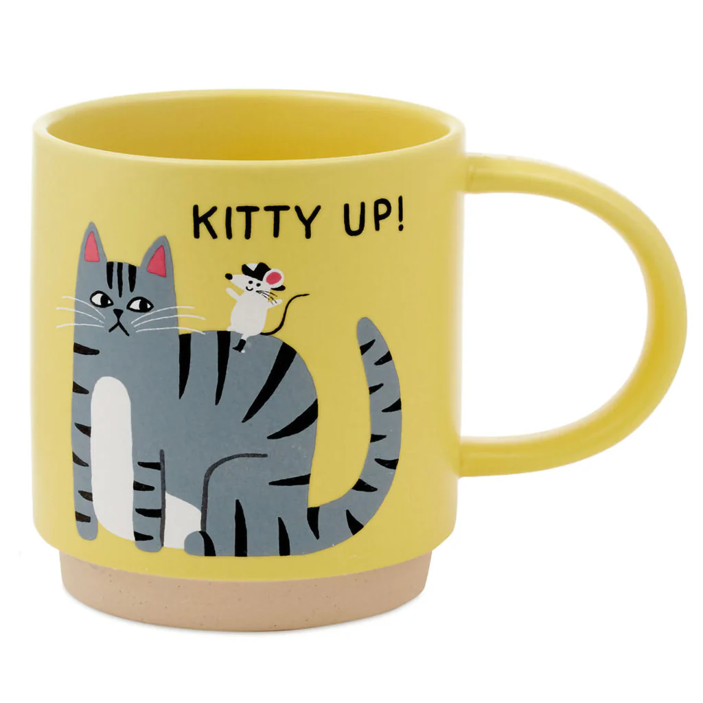 Hallmark : Kitty Up Funny Mug, 16 oz.