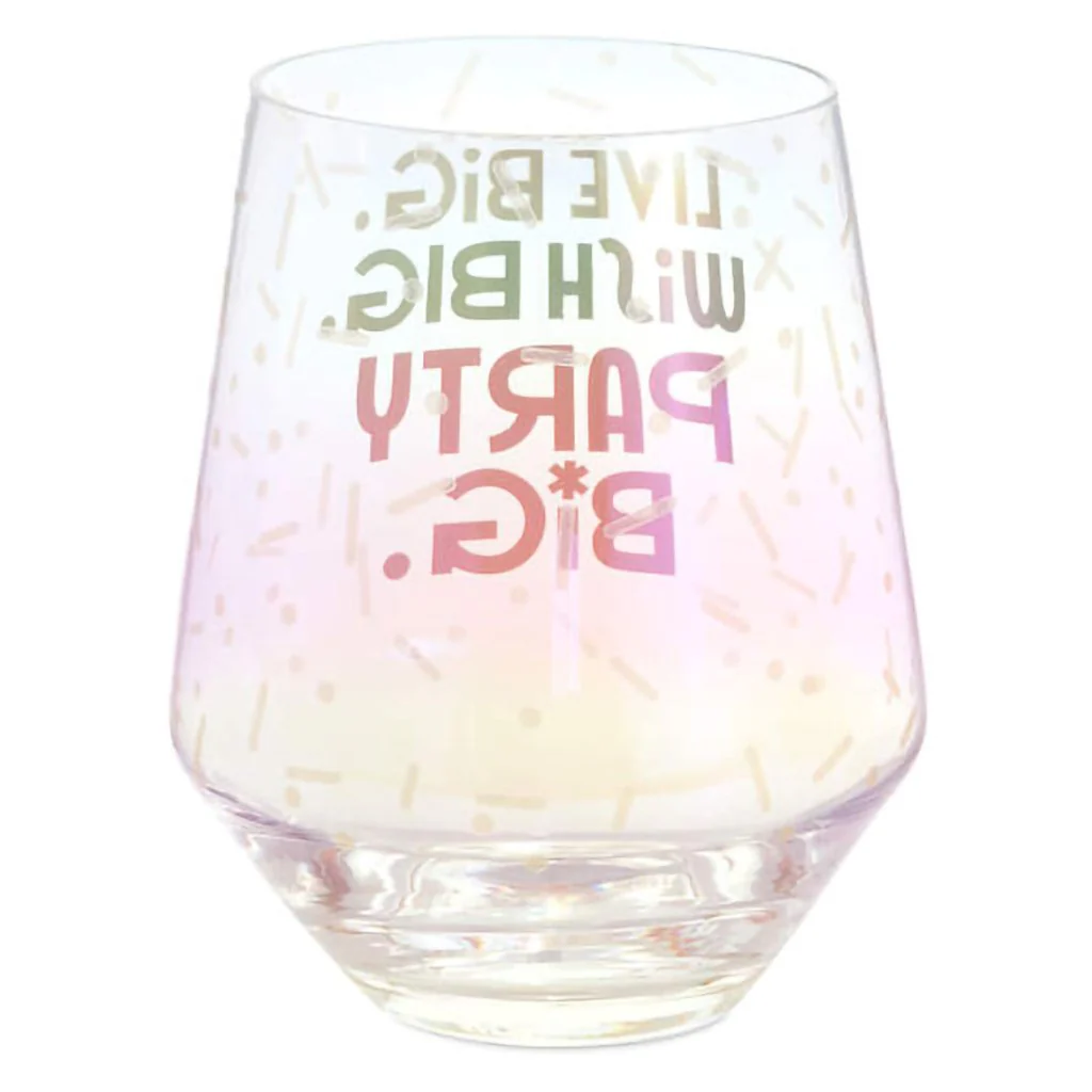 Hallmark : Live Big Jumbo Stemless Wine Glass, 43 oz. - Image 2