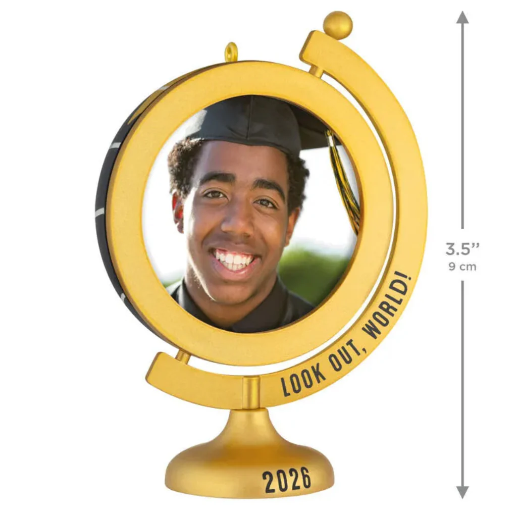 Hallmark : 2026 Keepsake  Look Out, World! Photo Frame Ornament (189) - Image 3