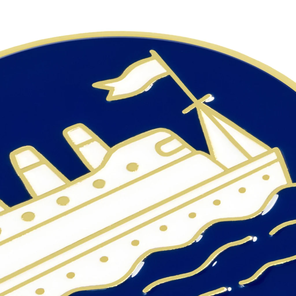 Hallmark : Love You a Ship Ton Boat Metal Pocket Token - Image 3