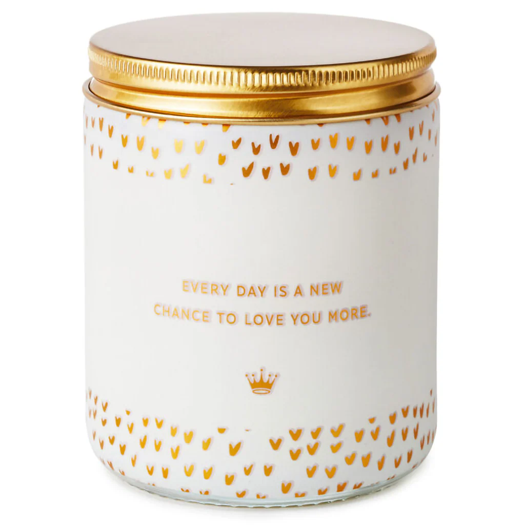 Hallmark : Love You More Scented Single-Wick Jar Candle, 7 oz. - Image 3