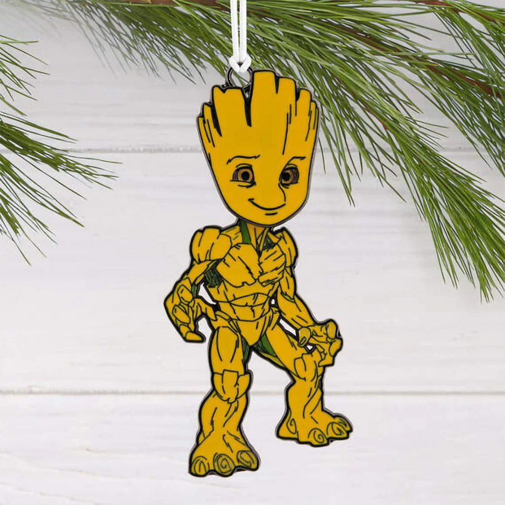 Hallmark : Marvel Groot Moving Metal Hallmark Ornament