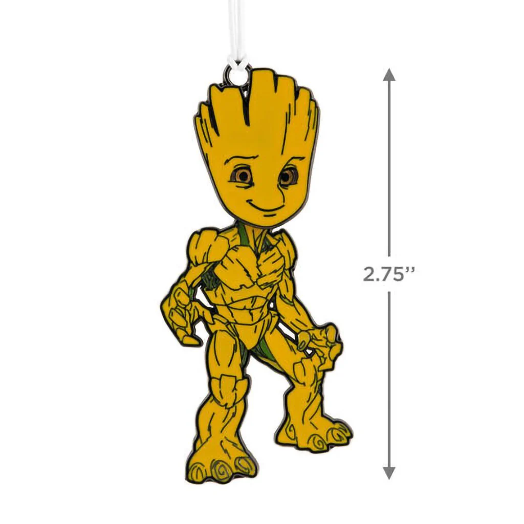 Hallmark : Marvel Groot Moving Metal Hallmark Ornament - Image 3
