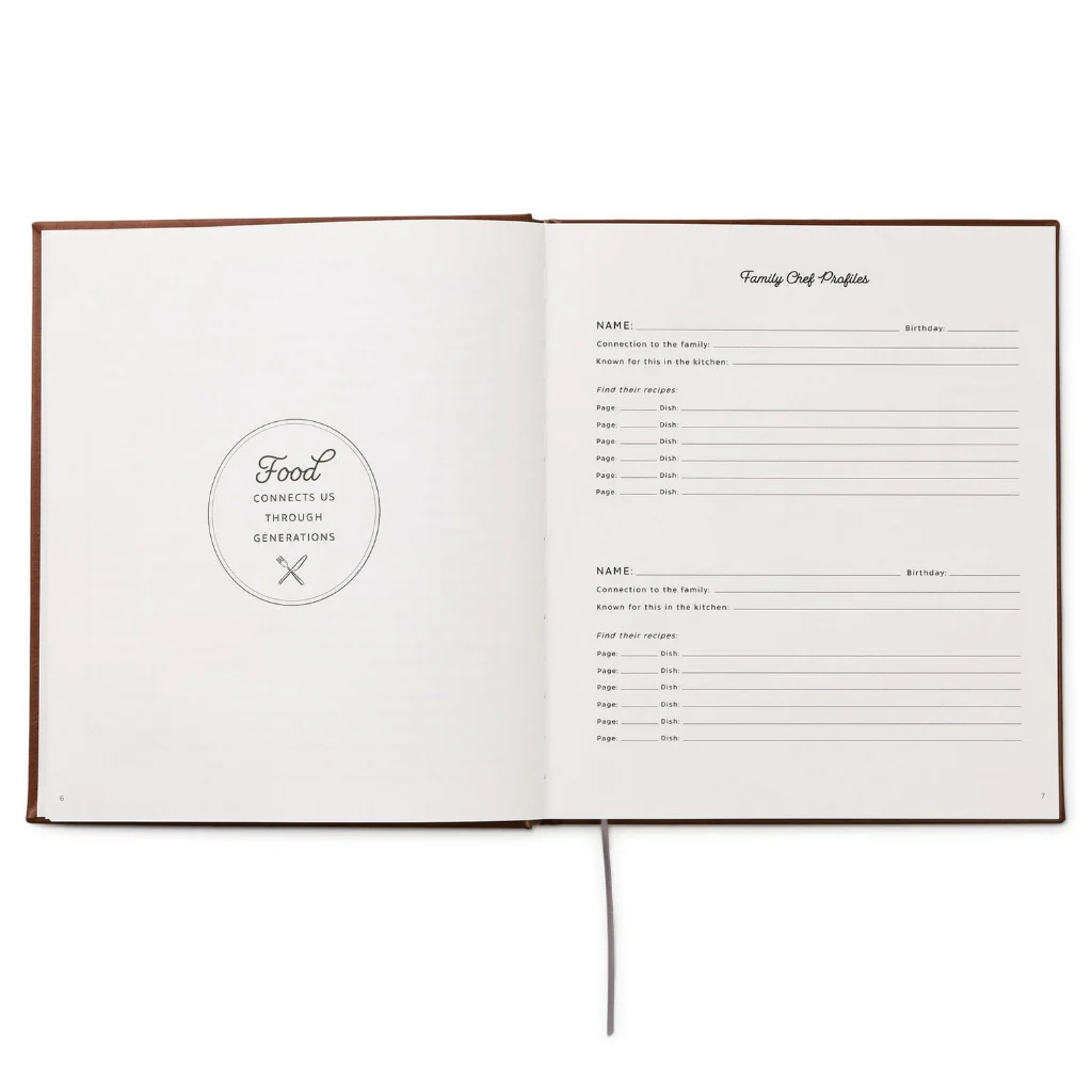 Hallmark : Meals & Memories Heirloom Recipe Book and Keepsake Journal - Image 4