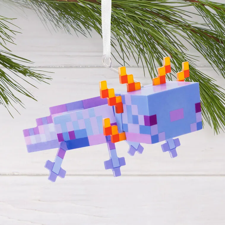 Hallmark : Minecraft Blue Axolotl Ornament