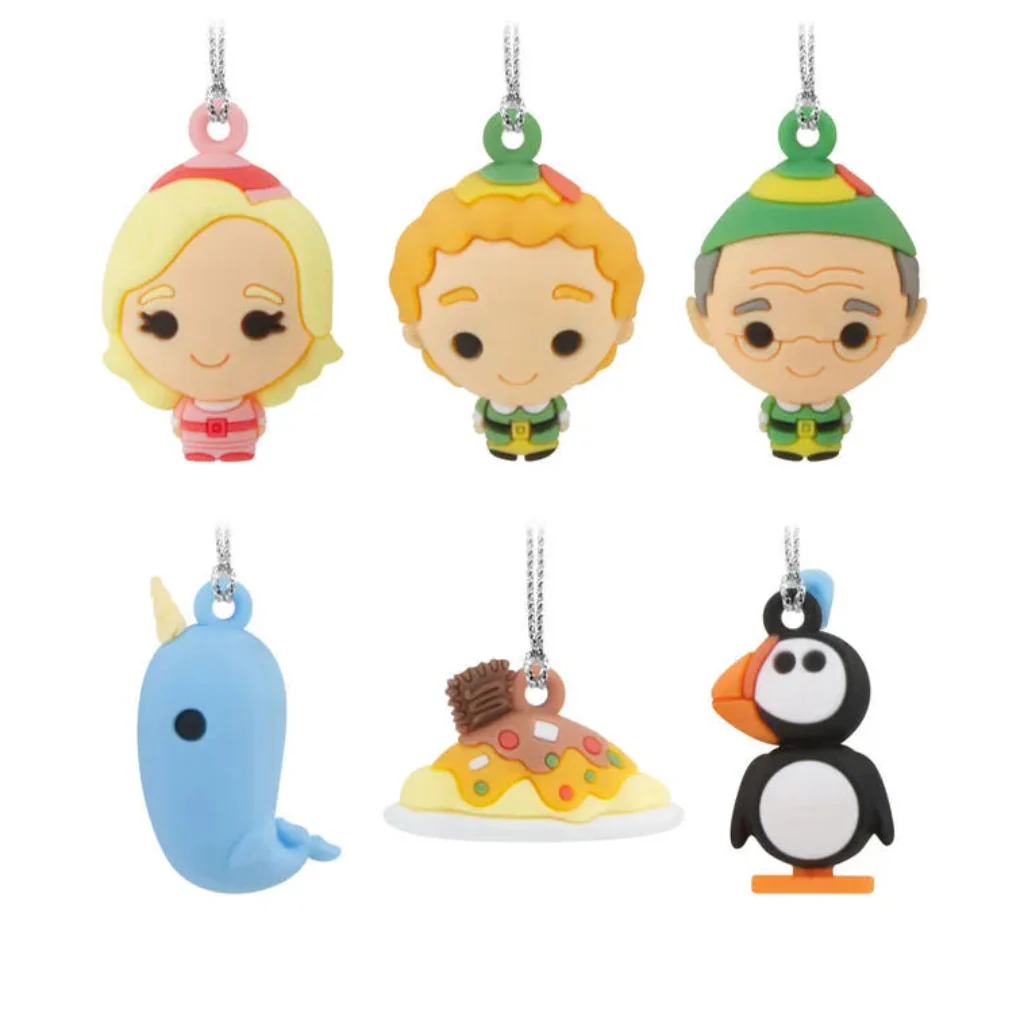 Hallmark : Mini Elf Ornaments, Set of 6 - Image 2