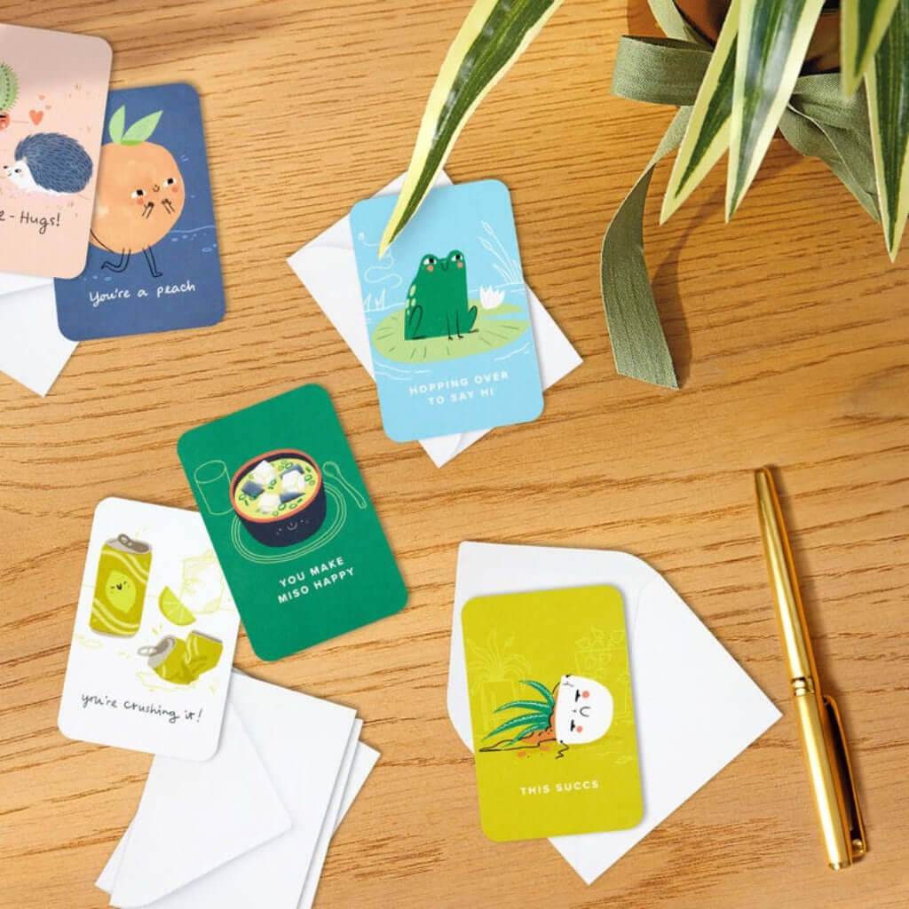 Hallmark : Mini Uplifting Thoughts Assorted Multi-Occasion Cards, Pack of 6 - Image 4