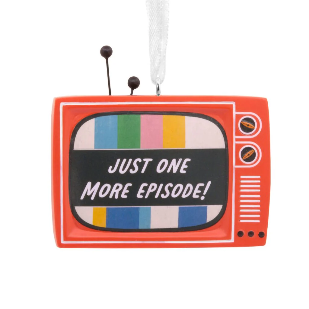 Hallmark : Just One More Episode! Vintage TV Hallmark Ornament - Image 3