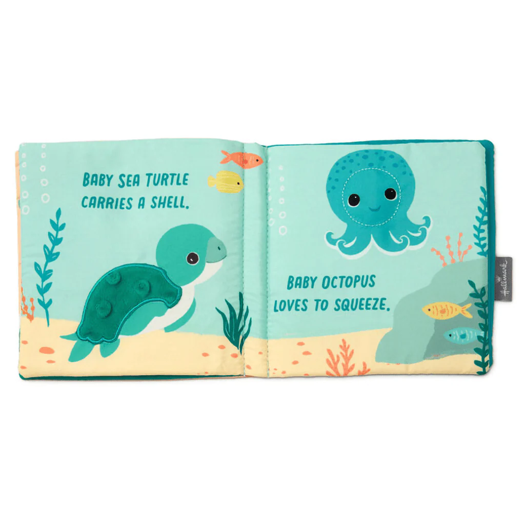 Hallmark : Ocean Friends Touch-and-Feel Fabric Book for Kids - Image 4