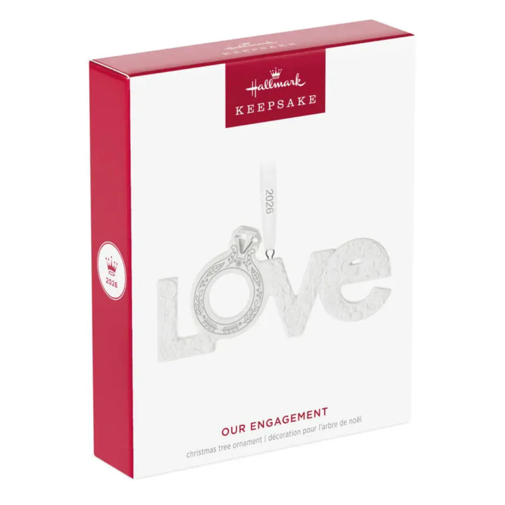 Hallmark : 2026 Keepsake  Our Engagement Porcelain Ornament (229) - Image 5