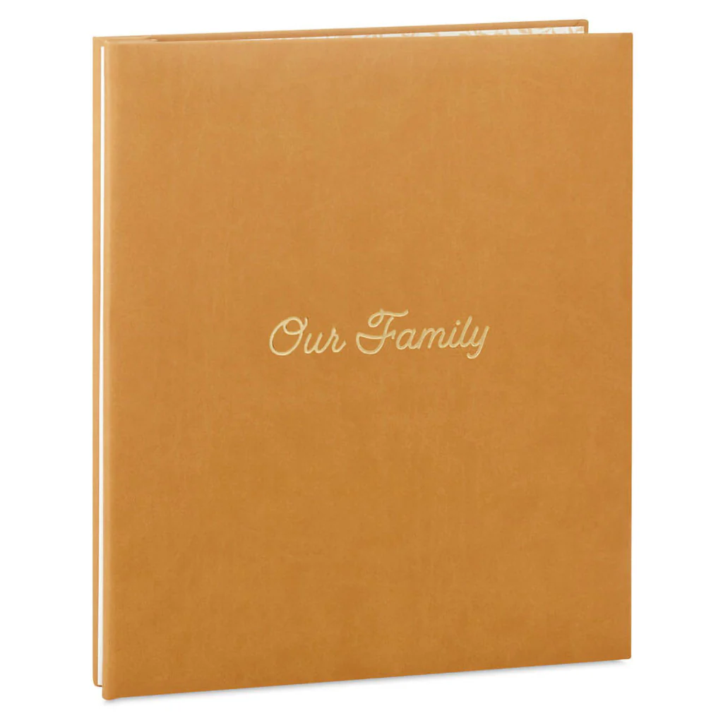 Hallmark : Our Family Kraft Postbound Refillable Photo Album - Image 2