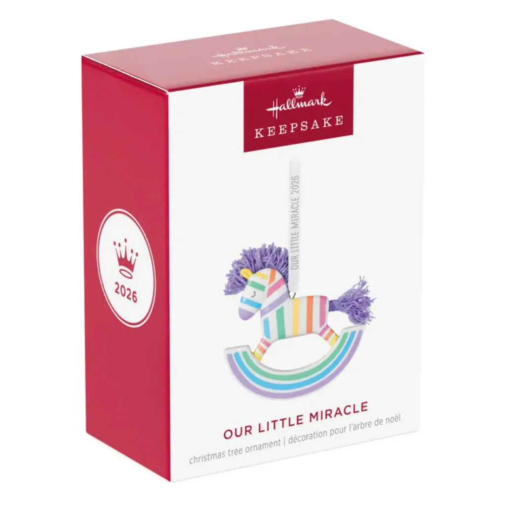 Hallmark : 2026 Keepsake  Our Little Miracle Porcelain and Fabric Ornament (232) - Image 5