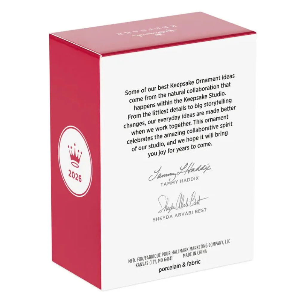 Hallmark : 2026 Keepsake  Our Little Miracle Porcelain and Fabric Ornament (232) - Image 6
