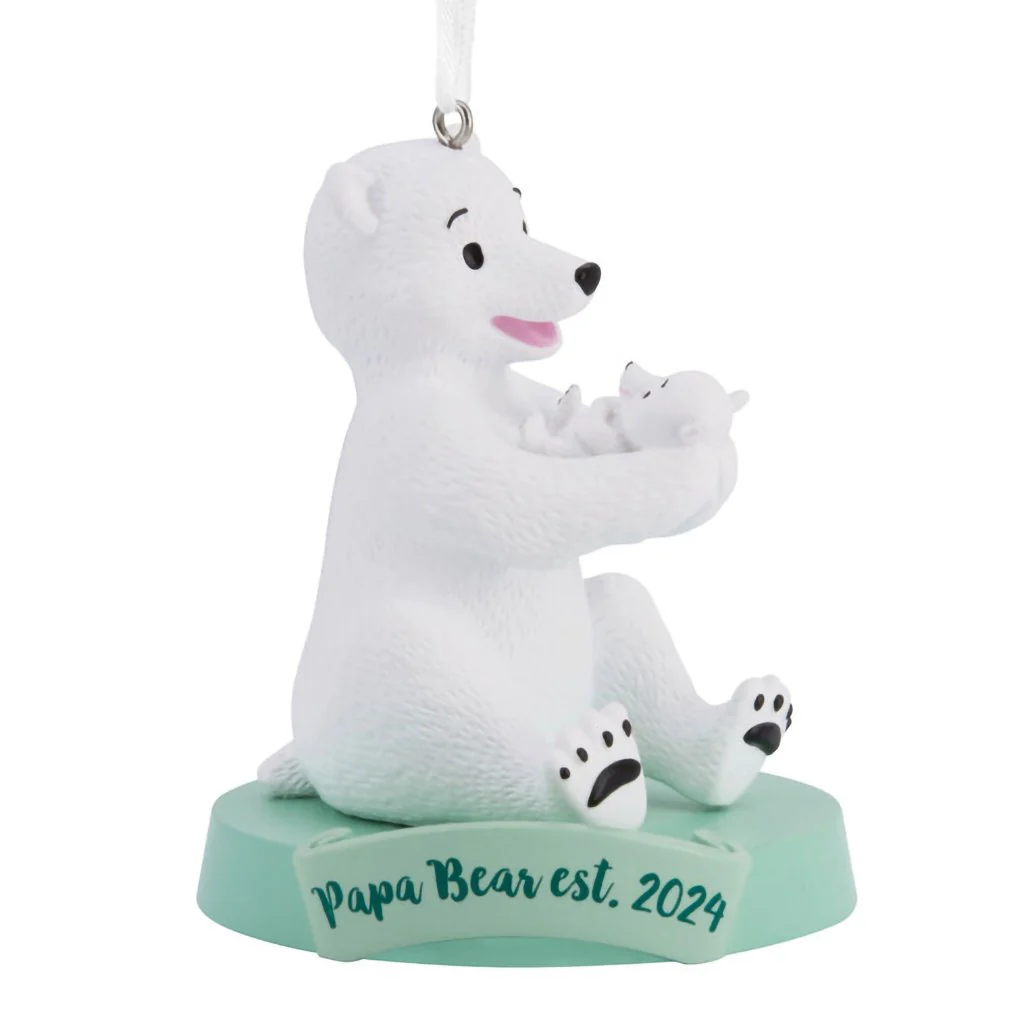 Hallmark : Papa Bear New Dad 2024 Hallmark Ornament - Image 3