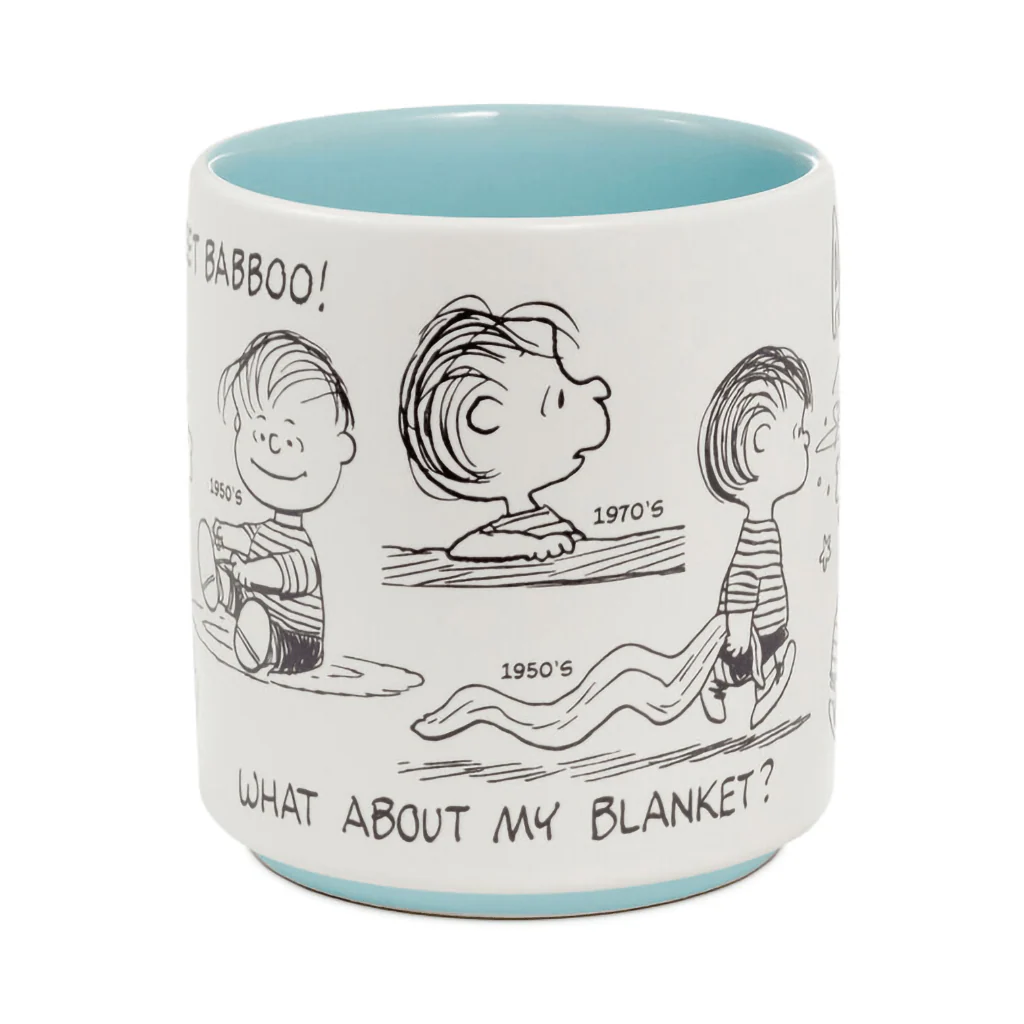 Hallmark : Peanuts® 75th Anniversary Linus Through the Decades Mug, 17.5 oz. - Image 3