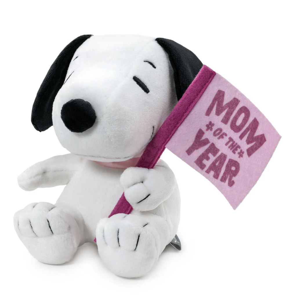 Hallmark : Peanuts® Snoopy Mother's Day Plush With Flag, 6.5" - Image 3