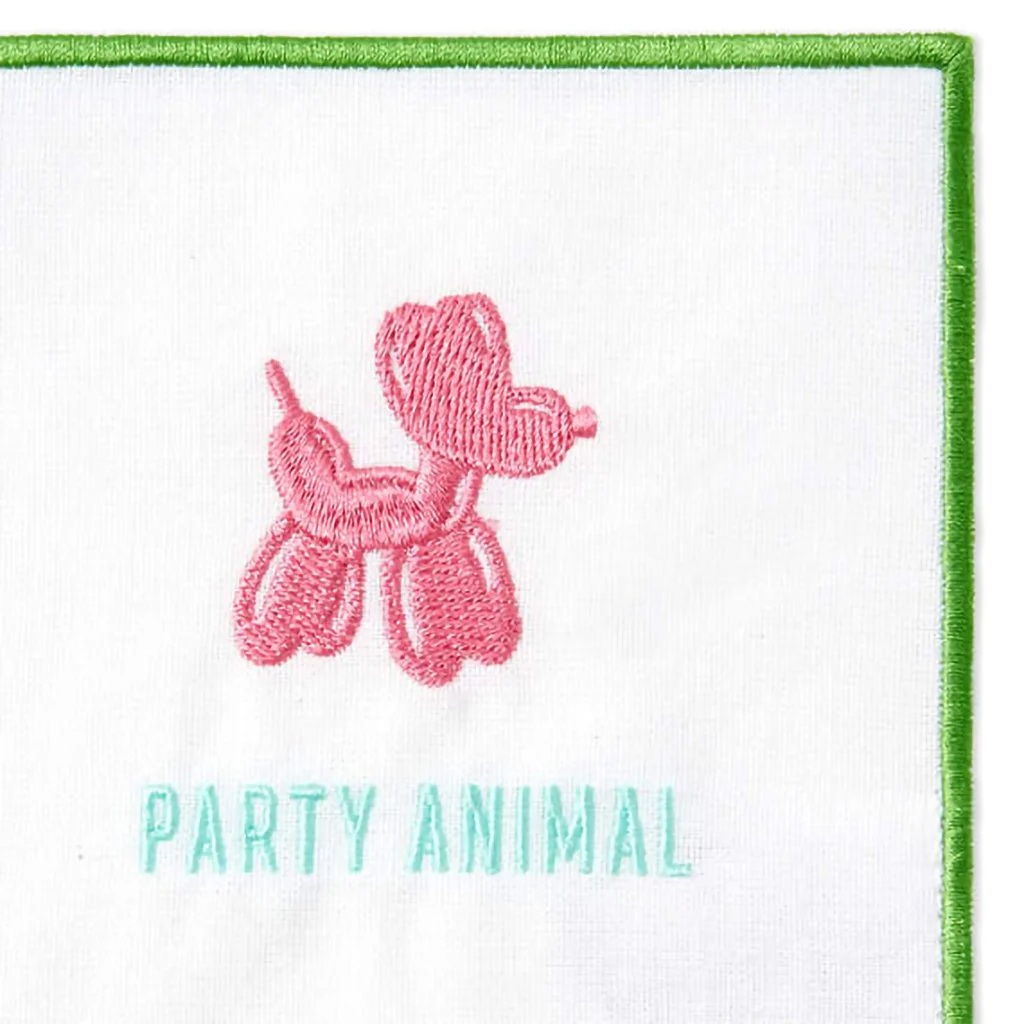 Hallmark : Piece of Cake Assorted Fabric Beverage Napkins, Set of 4 - Image 2