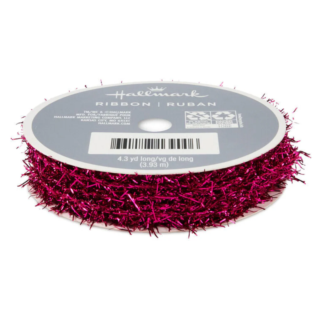 Hallmark : Pink Sparkle Ribbon, 12.9' - Image 4
