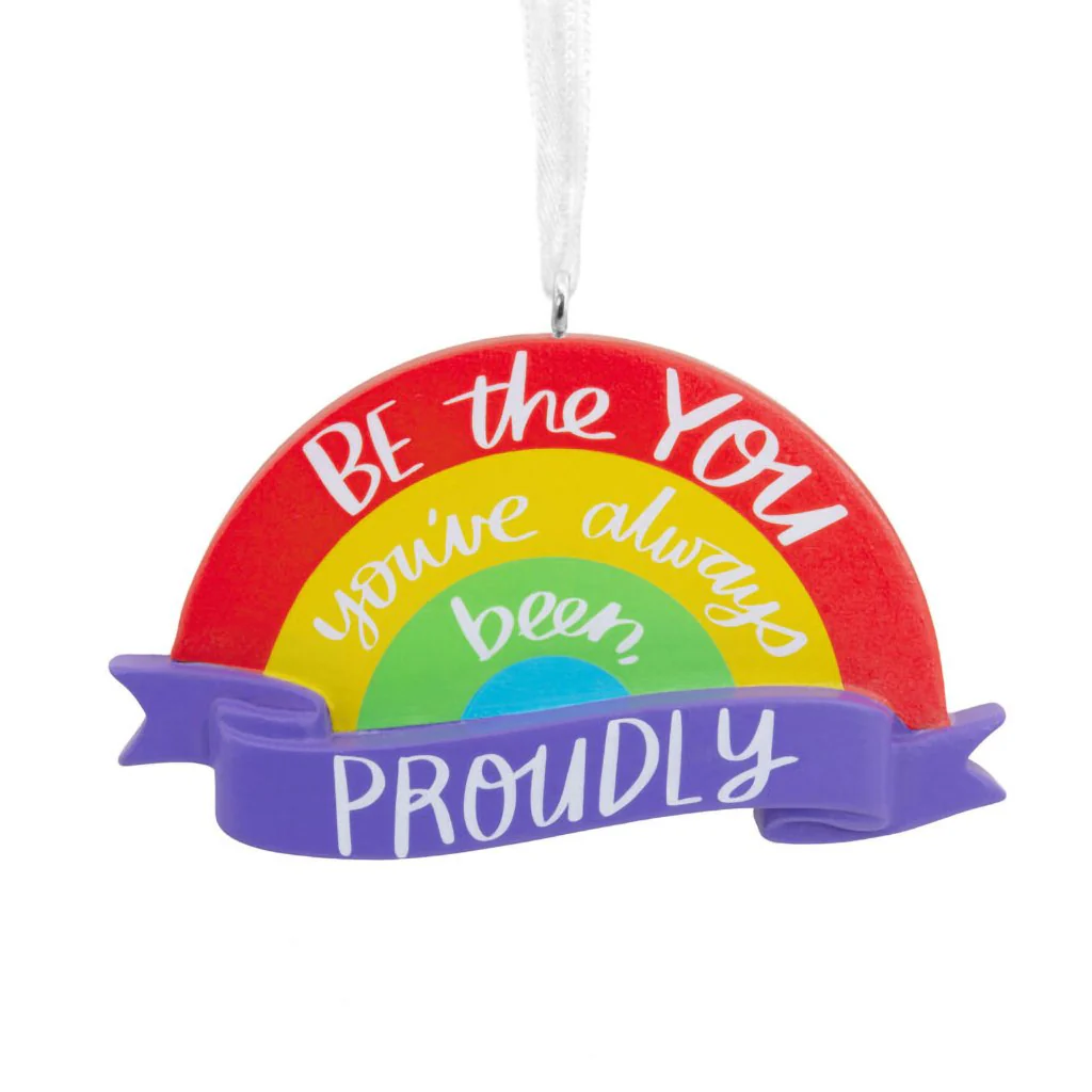 Hallmark : Proudly Be You Rainbow Hallmark Ornament - Image 3