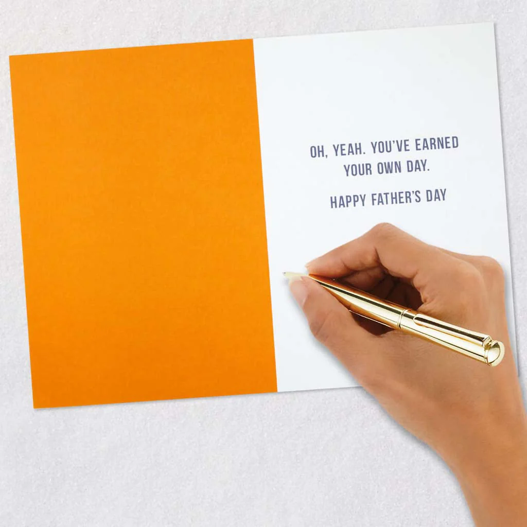Hallmark : Punny Wishes Assorted Father's Day Cards, Pack of 4 - Image 5