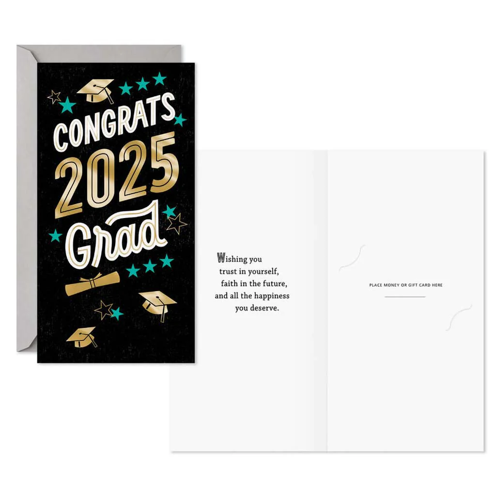 Hallmark : All the Happiness Money Holder Graduation Cards, Pack of 10 - Image 2