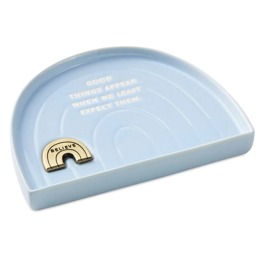Hallmark : Rainbow-Shaped Trinket Dish With Token