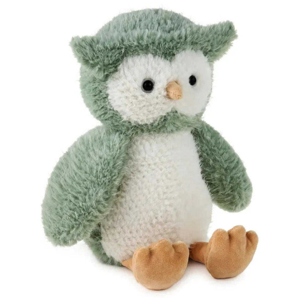 Hallmark : Sage and White Owl Plush, 10" - Image 2