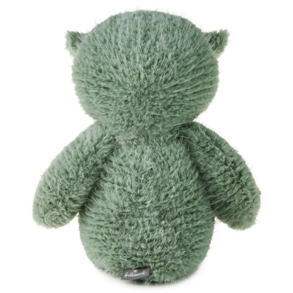 Hallmark : Sage and White Owl Plush, 10" - Image 3