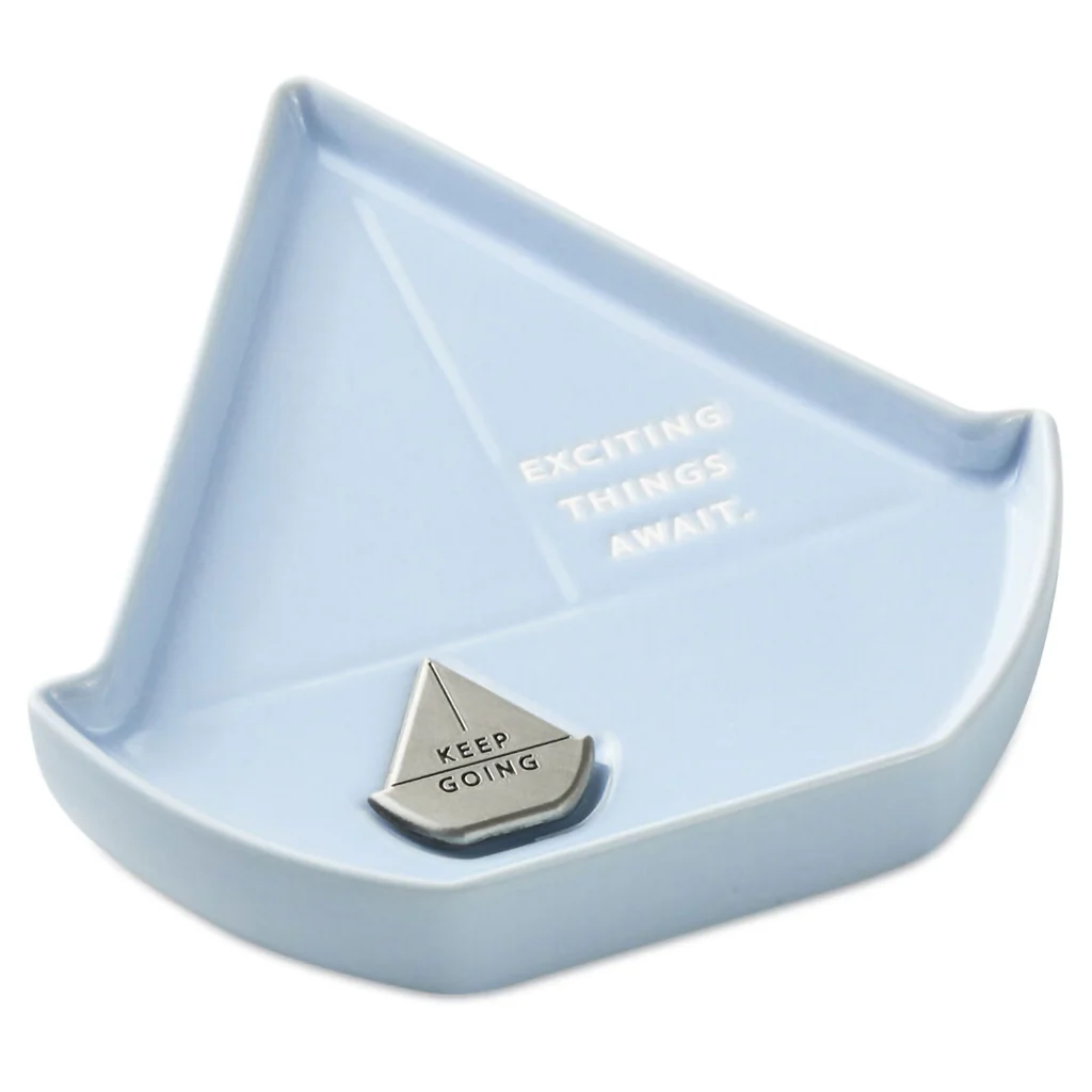 Hallmark : Sailboat-Shaped Trinket Dish With Token