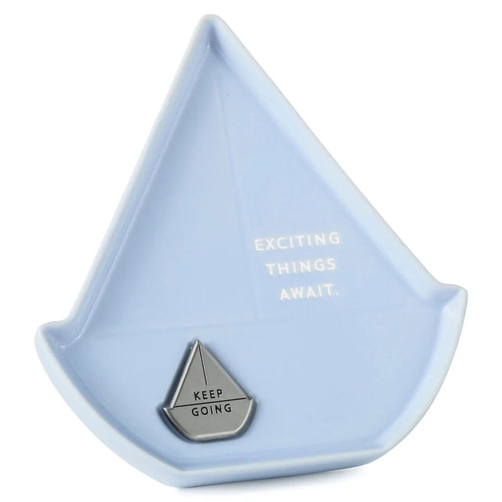 Hallmark : Sailboat-Shaped Trinket Dish With Token - Image 3