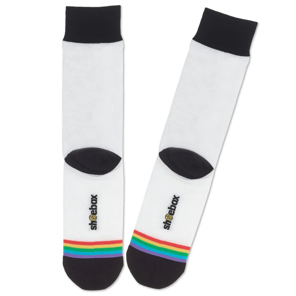 Hallmark : Shoebox Sarcastic Unicorn Funny Crew Socks - Image 4