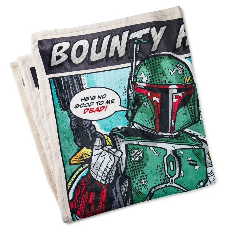 Hallmark : Star Wars™ Bounty Hunters Throw Blanket, 50x60 - Image 2