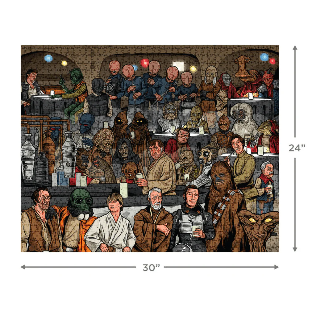 Hallmark : Star Wars™ Mos Eisley Cantina 1000-Piece Jigsaw Puzzle - Image 5