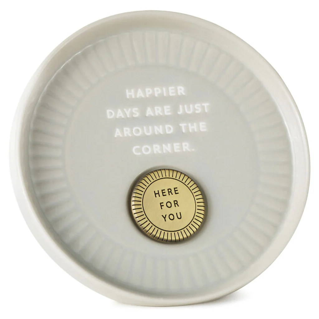 Hallmark : Sun and Rays Round Trinket Dish With Token - Image 2