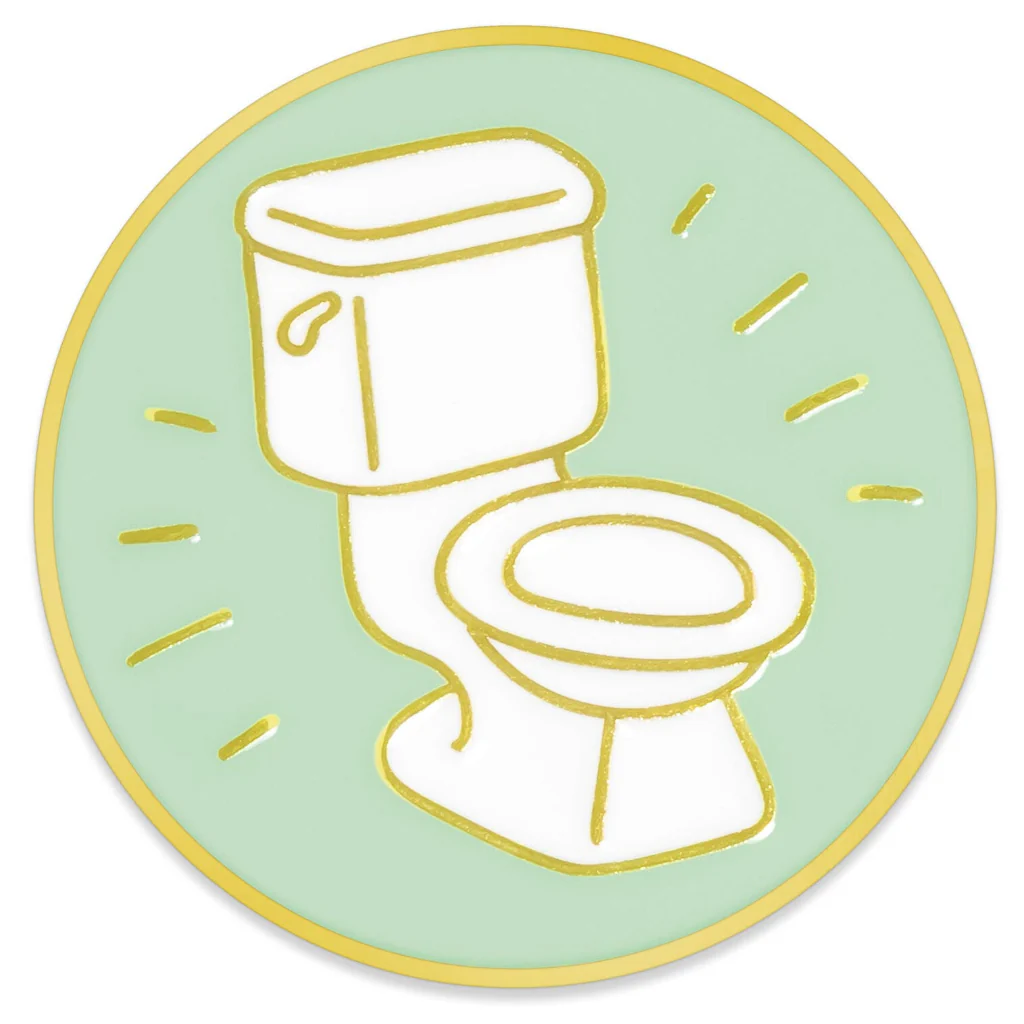 Hallmark : Sweary Toilet Metal Pocket Token