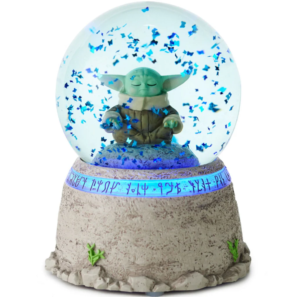 Hallmark : The Mandalorian™ Grogu™ in Meditation Snow Globe With Light and Sound