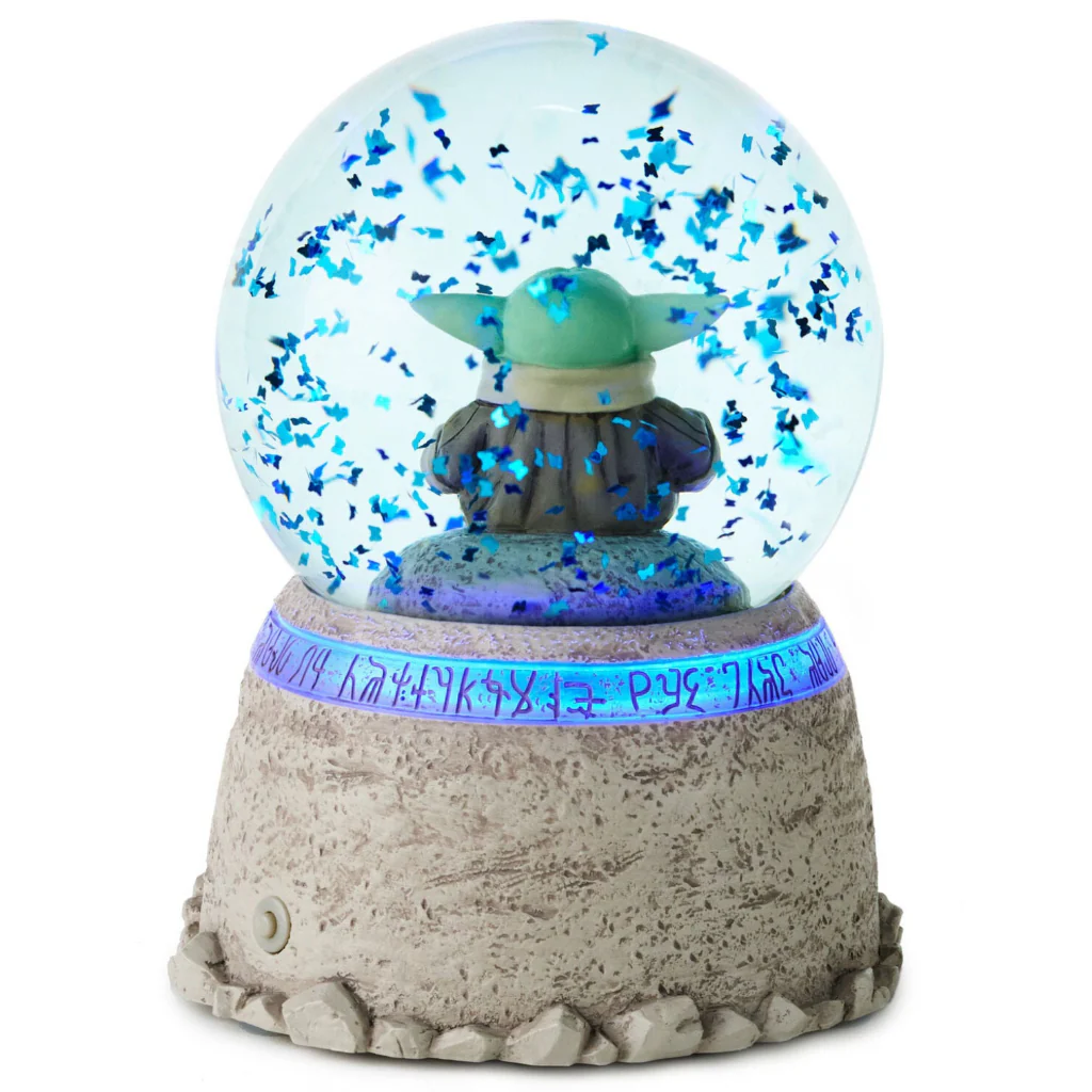 Hallmark : The Mandalorian™ Grogu™ in Meditation Snow Globe With Light and Sound - Image 2